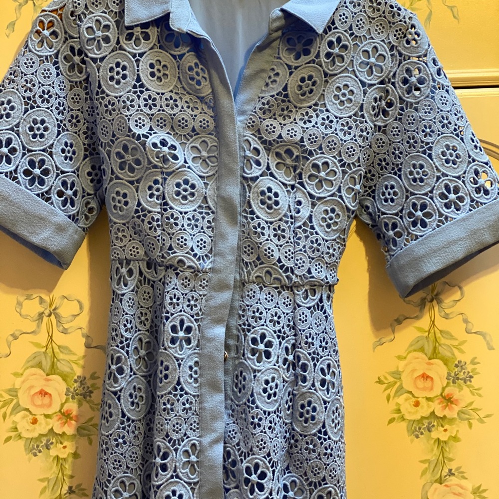 Maje Guipure Daisy Lace Dress dress XS (size 1) - Picture 3 of 8
